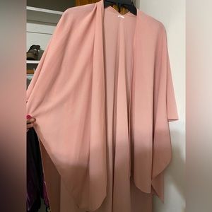 Baby pink swimsuit cover up one size fits all